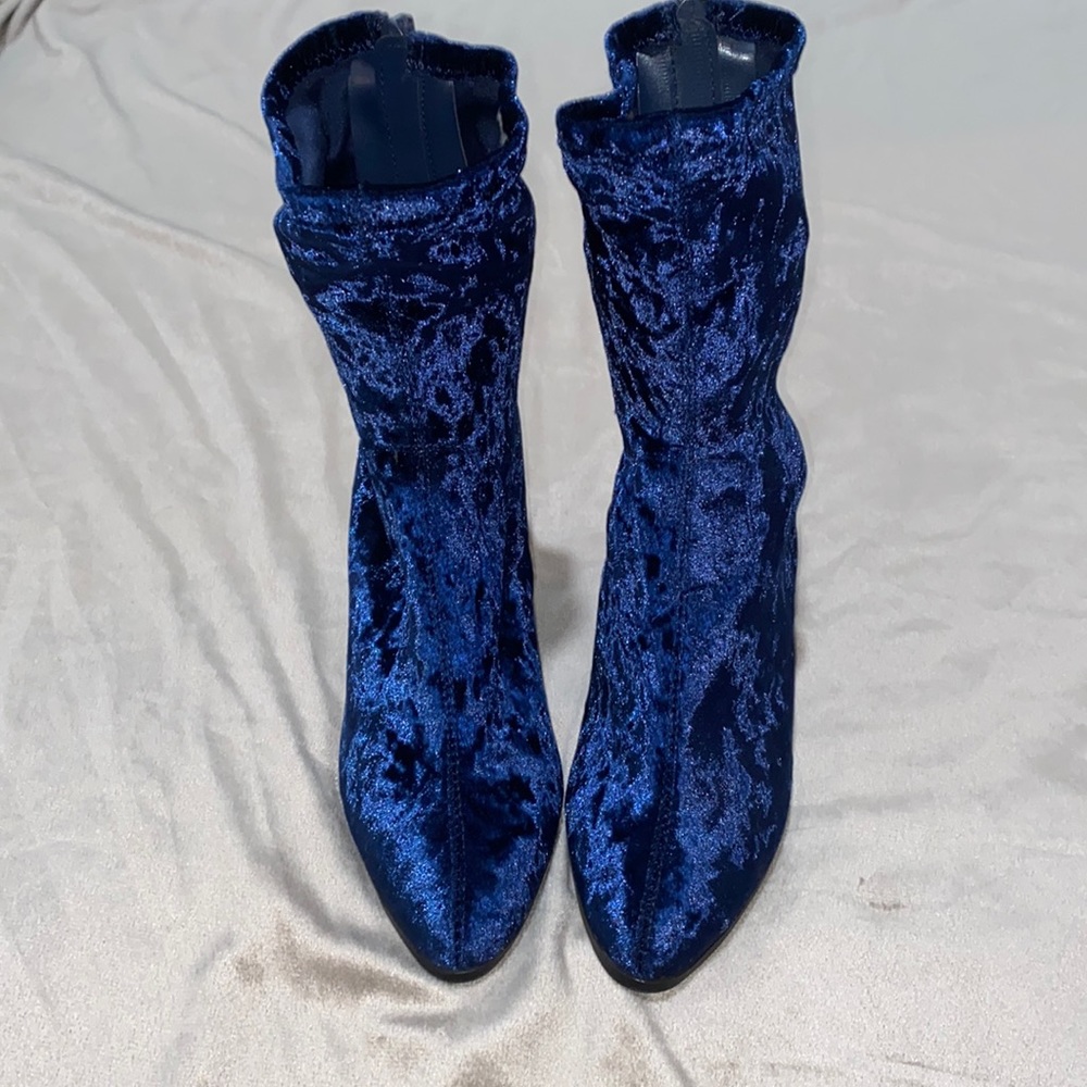 Blue Suede Boots